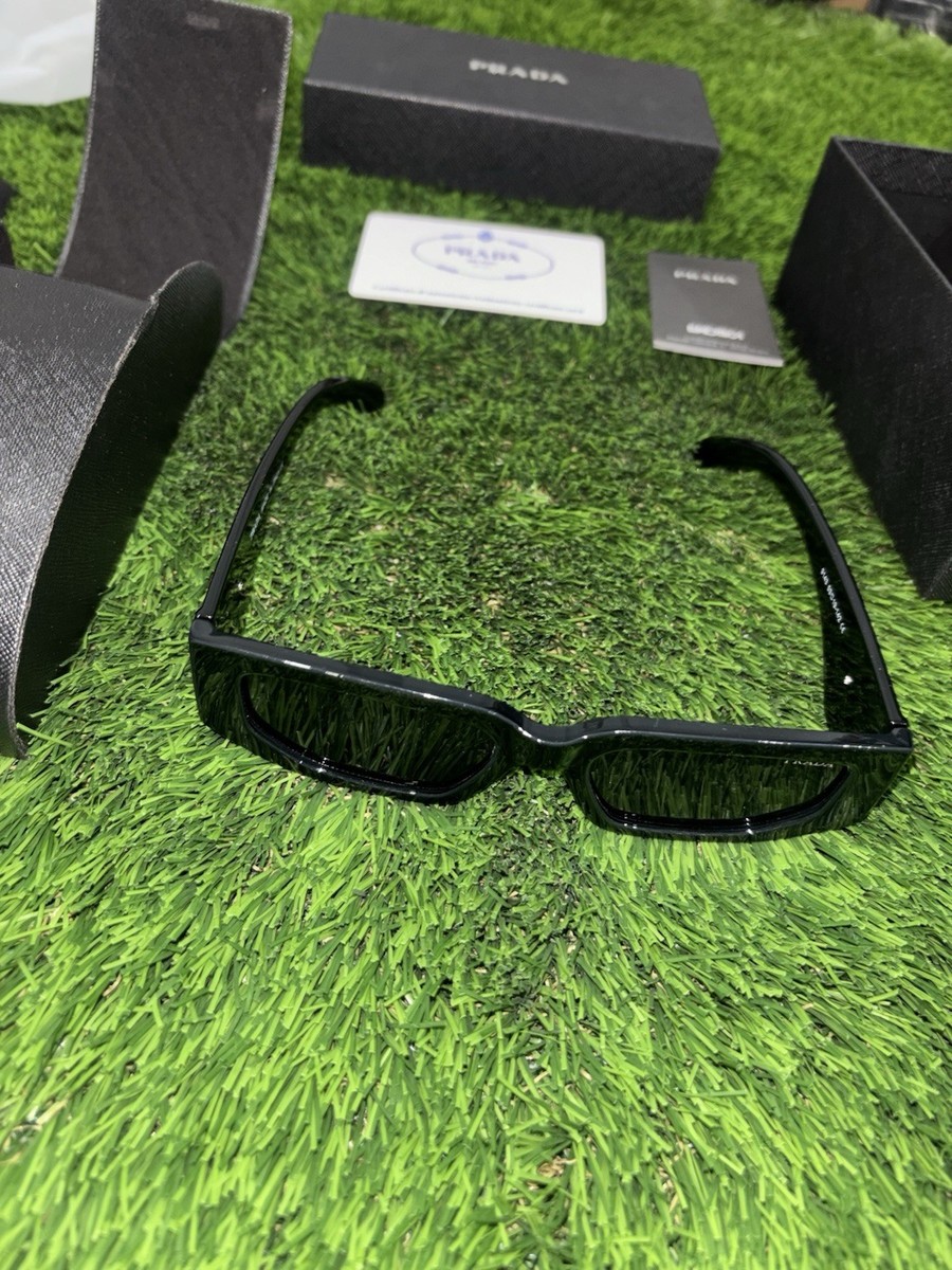 PRADA PR 09ZSF 1AB5S0 Black Grey Men's 54mm Sunglasses | eBay