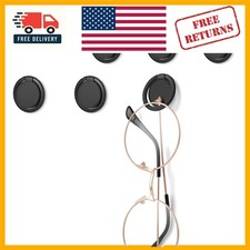 Sleek Eyewear Storage: 6-Pack Wall-Mounted Sunglass Holders - Easy to Install