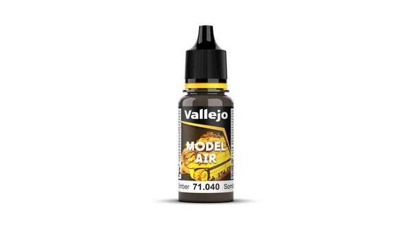 Vallejo Model Air 71040 Burnt Umber Acrylfarbe - 17Ml-image