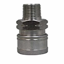 1 PC Dema 21.RQCC Stainless Steel Quick Coupler Socket - 3/8in. MNPT