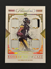 Panini 2022 Flawless Rookie Showcase George Pickens Steelers Rc Mem 25 Rs-gp