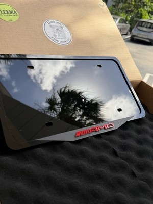 Mercedes AMG Color Options 3D Performance License Plate Frame-Handmade In Usa