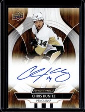 2024-25 UD Engrained Icons Chris Kunitz Auto #CA-CK Penguins