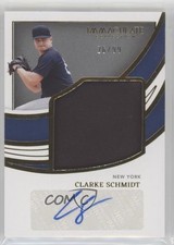 2022 Panini Immaculate Jumbo Jacket Signatures 26/99 Clarke Schmidt Auto 1g0v