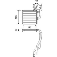 Valeo 811511 WäRmetauscher Innenraumheizung