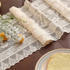 Tischläufer Tischplacemat Retro 45-360 Cm Cutwork -Spitze Zubehör Brandneu