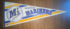 SEATTLE MARINERS CLASSIC Ms LOGO OFFICIALLY LICENSED PENNANT
