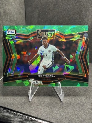 2024-25 Panini Select Fifa Bukayo Saka Green Ice Pack Field #216 England
