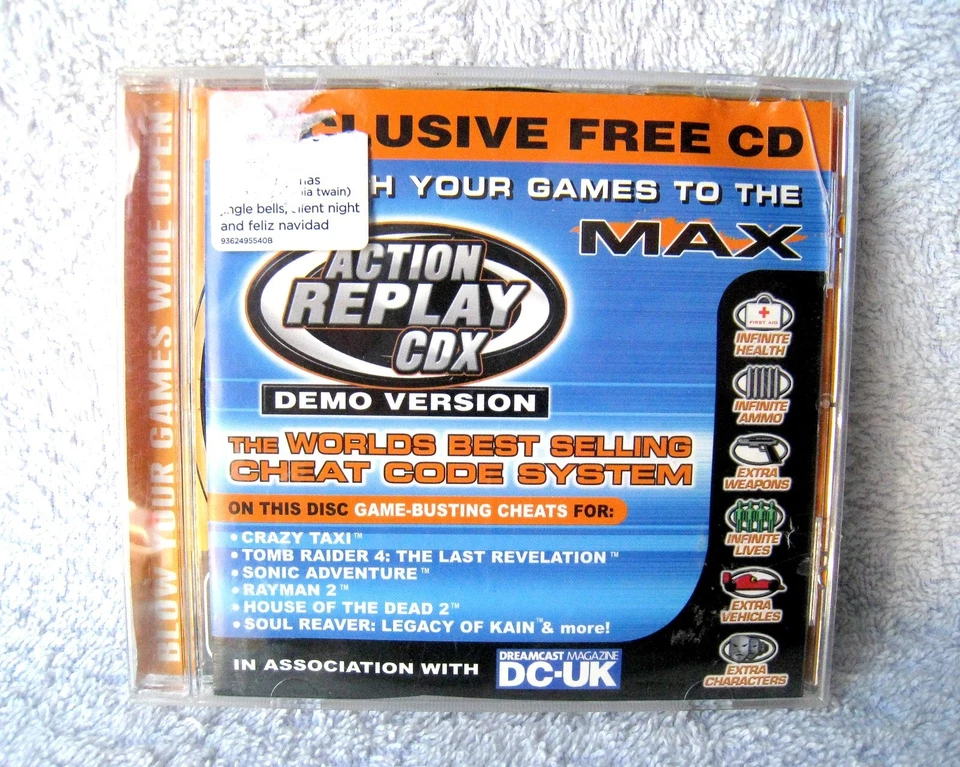 Sega Dreamcast Video Game - Action Replay CDX Demo Disc Cheat Code (2000) PAL - Image 2 of 4