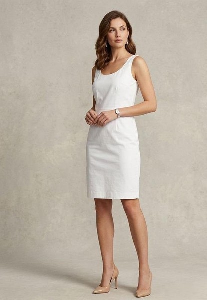 Women Marella Dress White Cotton XS
