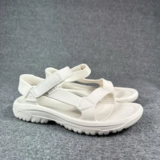Teva Hurricane Drift Sandals Women's Size 7 Birch Off White All Rubber Straps