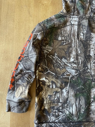 Carhartt Boy's Youth Real Tree Camo Pullover Hoodie Sweatshirt Size S 8-10 - Picture 15 of 19