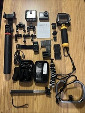 AKASO Brave 7 Action Camera Bundle – 4K Dual Screen + Accessories + Remote