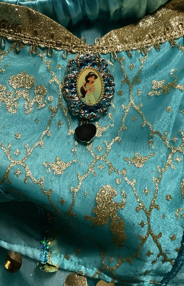 Disfraz Princesa Jazmín Disney Store Niñas M 7/8 Aladdin Foto 3 de 4