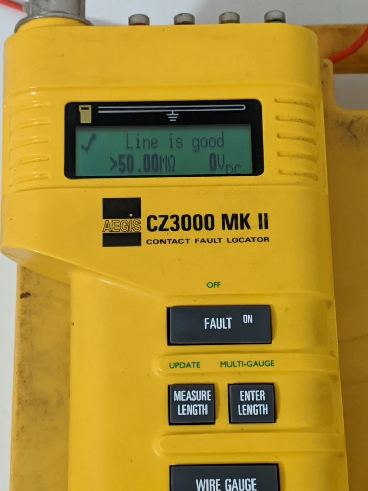 AEGIS CZ3000 MK III Contact Fault Locator with Operators Handbook & Case TESTED - Image 2 of 4