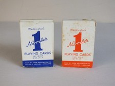 Two Packs Of Vintage Waddingtons Playing Cards