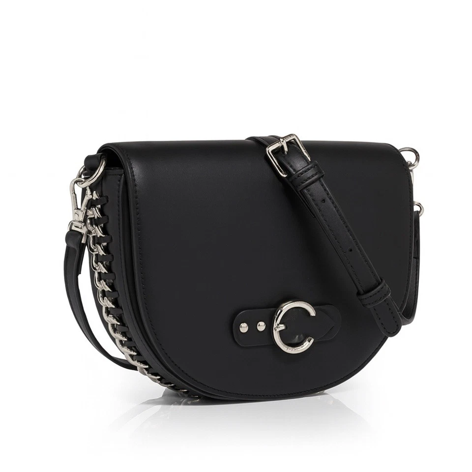 ICONIC by Marina Hoermanseder Umhängetasche schwarz mit Schnalle