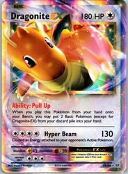 Dragonite EX 72/108 Evolutions Ultra Rare Holo
