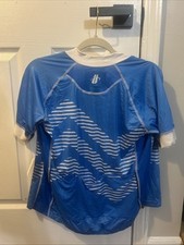 Camiseta deportiva de ciclismo Hincapie para hombre XL JetFlow azul cremallera completa manga corta ciclismo