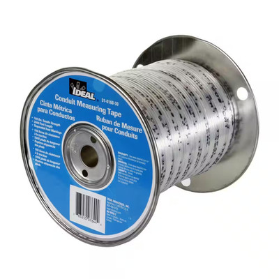 1/4 In. X 3000 Ft. Reel Pro-Pull Conduit Measuring Tape Tensile Strength 160 Lbs