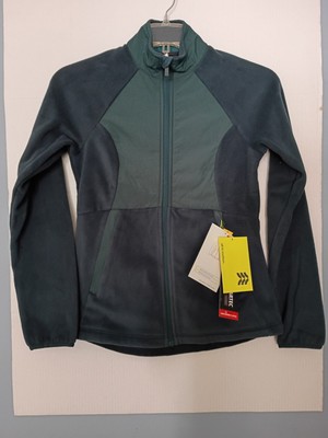 All in Motion Women's Polartec Fleece Jacket Full Zip Size XS Front Zip Pockets 