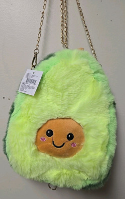Avacado 12'' Plush Squishables Purse - New w/ Tags