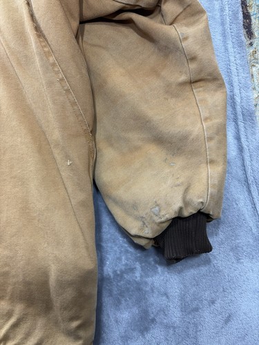 Berne Apparel Canvas Chore Ranch Farm Workwear Jacket Lined Quilted Camel 2-3XL - Picture 7 of 24