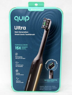 #ad #ad quip Ultra Next Generation Smart Sonic Electric Toothbrush Eclipse SEALED $44.99