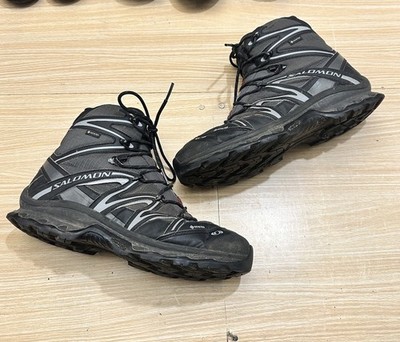 FLAWED! Men's Size 11 M Salomon X Ultra Mid Waterproof Gore-Tex Boots Black