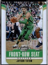2018-19 Panini Contenders Optic #16 Jayson Tatum Front Row Seat Red Cracked Ice