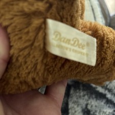 Plush Brown Large Puppy Dog 19 Inch FLOPPY FURRY Dan Dee Collectors Choice