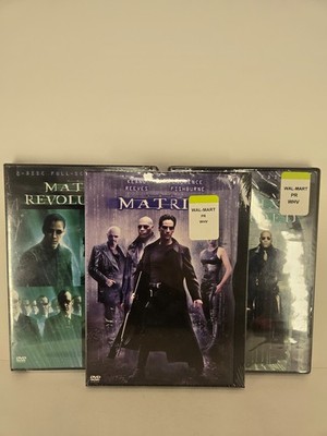Matrix, Matrix Reloaded, Matrix Revolutions (1-3) DVD Bundle New Sealed