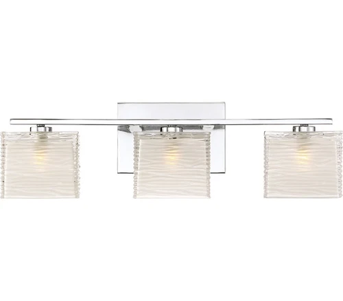 Quoizel WCP8603C Westcap Vanity, 3-Light  180 Total Watts, Polished Chrome - Picture 1 of 1