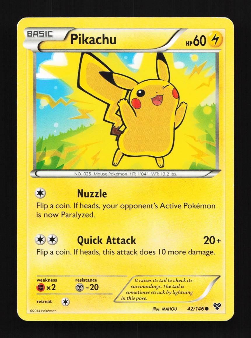 Pikachu 42/146 XY English Pokemon Card TCG
