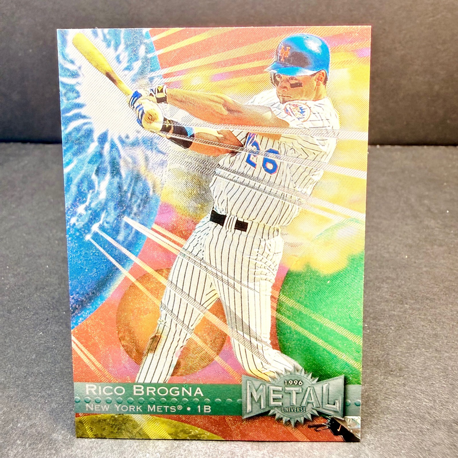 1996 Metal Universe Baseball #198 Rico Brogna New York Mets MLB