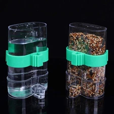 [2 Pack] Seneme Automatic Bird Water Dispenser for Cage, Birds Clear Dispense...