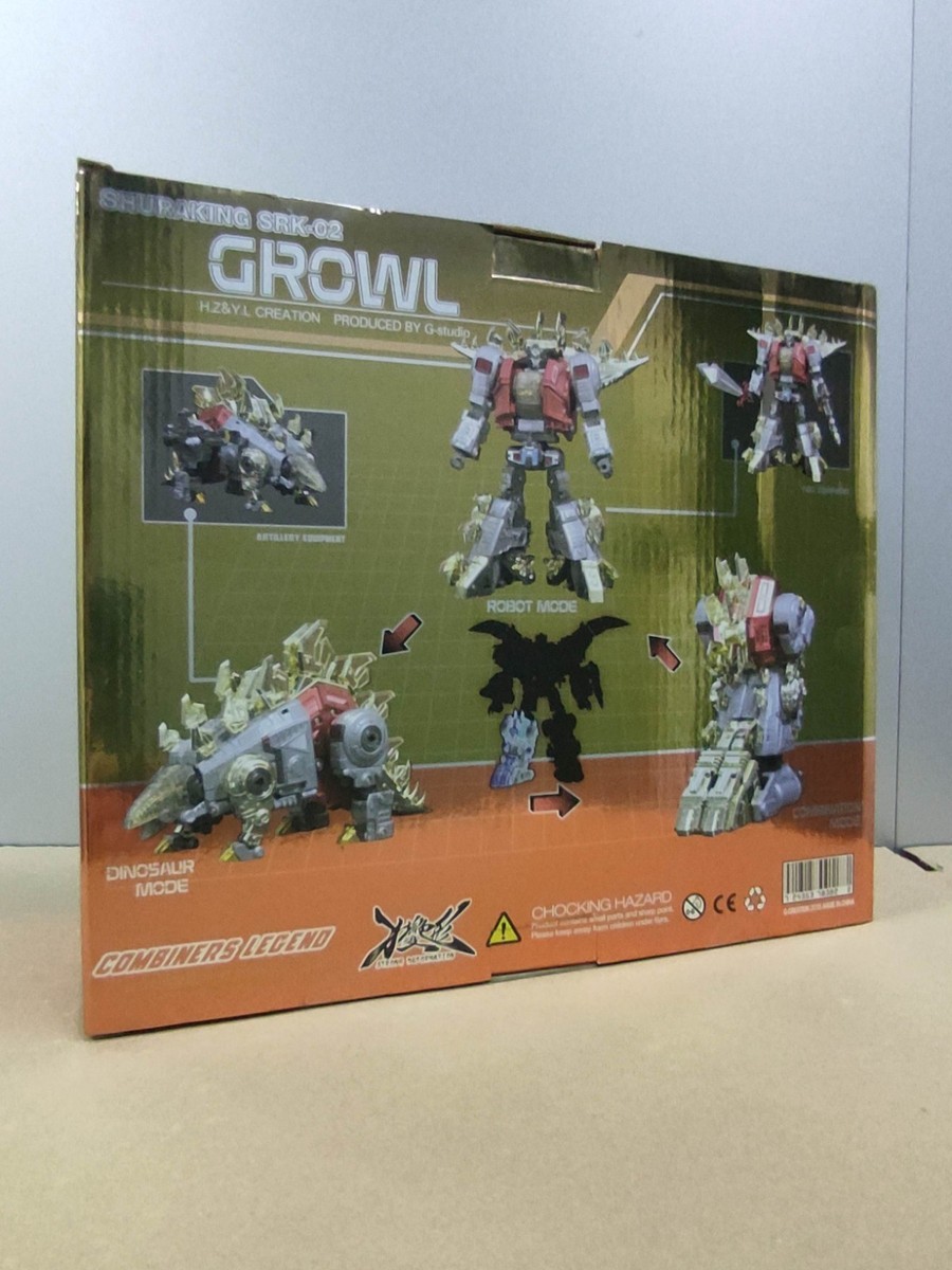 GCreations Combiners Legend Shuranking SRK-02 Growl Figure | eBay