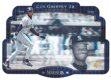 1996 SPx Ken Griffey Jr #KG1 Commemorative Tribute Hologram Insert Mariners HOF