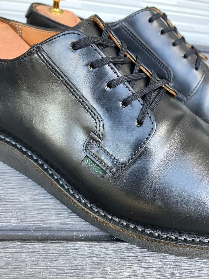 Red Wing Herren US9,5 D Postman Oxford Arbeitsschuhe 101 Schwarz Leder... - Bild 4 von 4