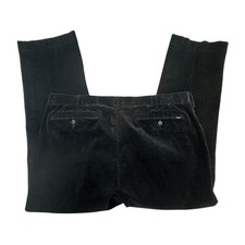 Polo Ralph Lauren Pants Mens 40 x 30 Black Corduroy Classic Fit Chino Stretch