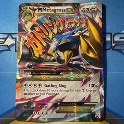 Pokémon M Metagross EX XY35 Jumbo Holo Promo