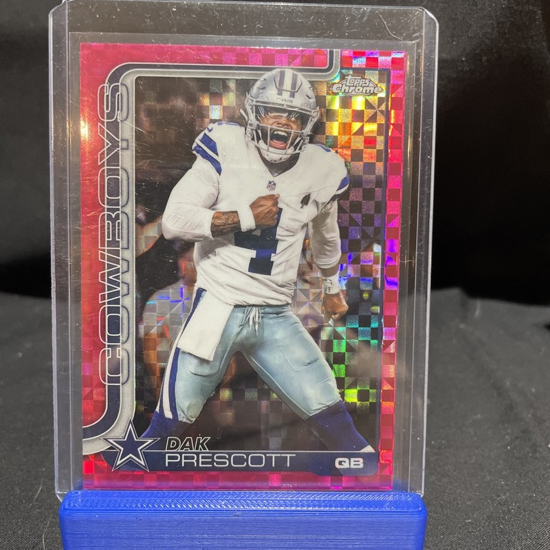 2026 Topps Chrome - Dak Prescott Hot Pink X-Fractor #79 Dallas Cowboys