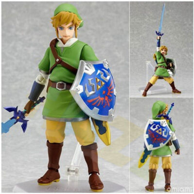 Figma153# The Legend of Zelda: Breath of The Wild Link Aktion Figur Modell Neu