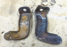 1917 1925 Model T Ford Front Fender Inner Rear Brackets Braces Original Pair