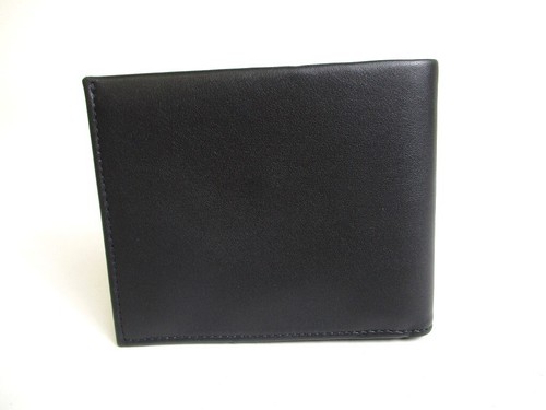 Auth Salvatore Ferragamo Black Leather Bifold Wallet Compact Wallet #a330 - Picture 2 of 12