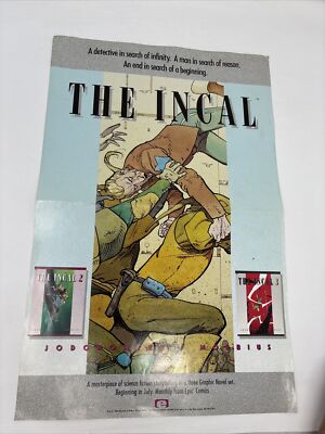 The Incal 11x17 Vintage Promo Poster Marvel Epic Jodorowsky