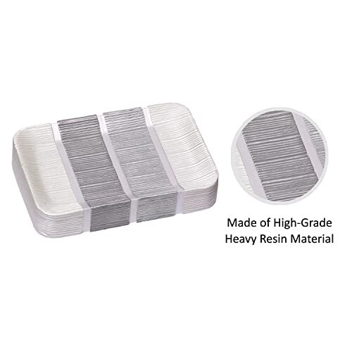4pc Modern Bathroom Accessories Set Modern Soap Modern Line 4 Piece Set - Imagen 3 de 8