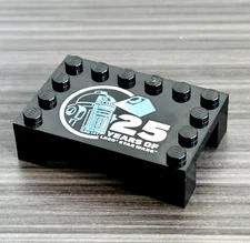 LEGO Star Wars 25th Anniversary Display Stand for Minifigures 4 x 6 Plate, 3 PCS