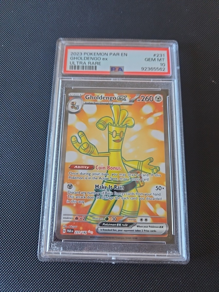 Pokemon PSA 10 Paradox Rift Full Art Gholdengo ex #231 | eBay Pokemon PSA 10 Paradox Rift Full Art Gholdengo ex #231 | eBay