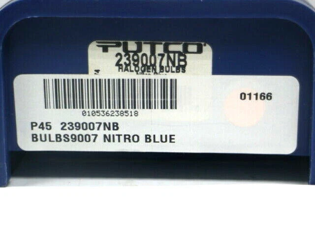 BOMBILLAS HALÓGENAS PUTCO 239007NB PURO ALTO RENDIMIENTO AZUL NITRO 4400K 12V 9007 Foto 3 de 3